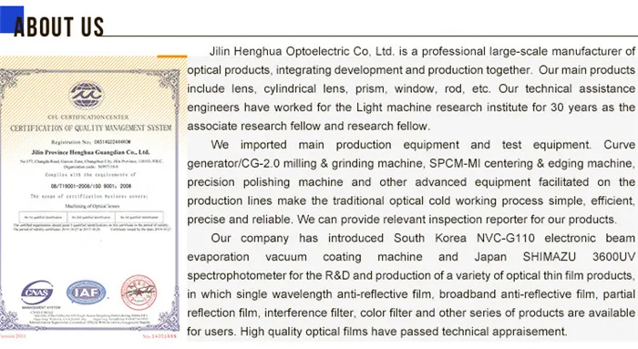 1.56 Hmc Anti-Reflective Ar Coating Optical Lens