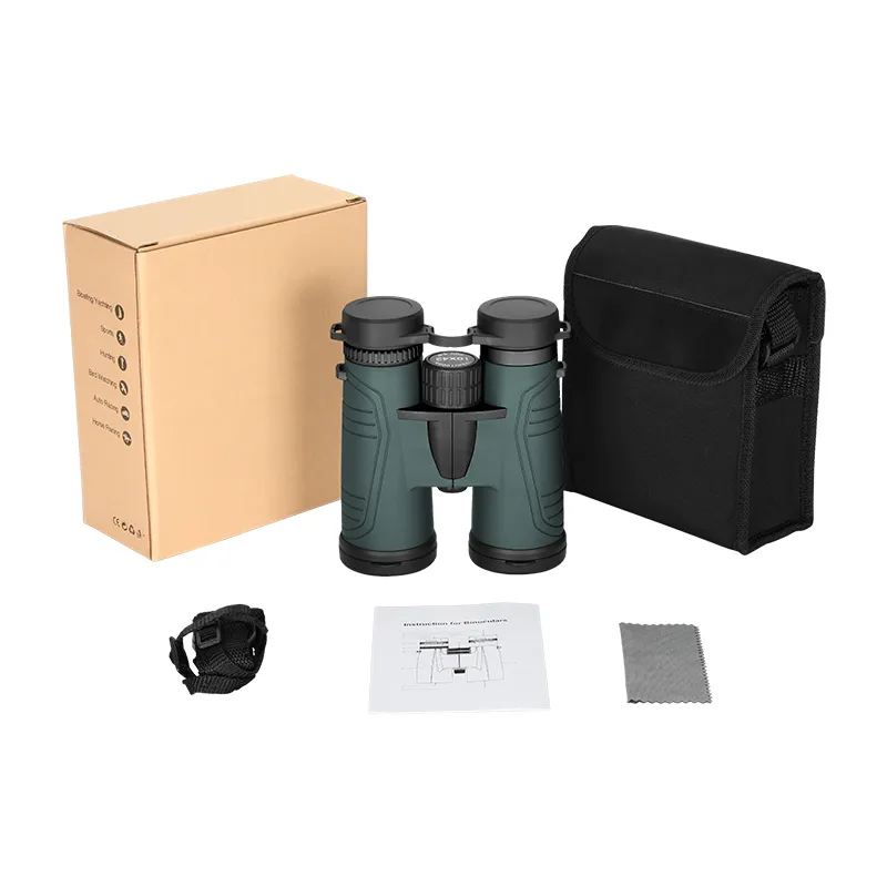 10X42 Outdoors Gift Binoculars (BM-7253B-Green)