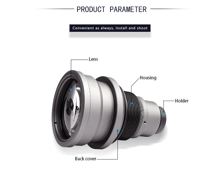 2021 New Product Good Quality 12.5X Objective Lens Cylinder Telescope Lenses