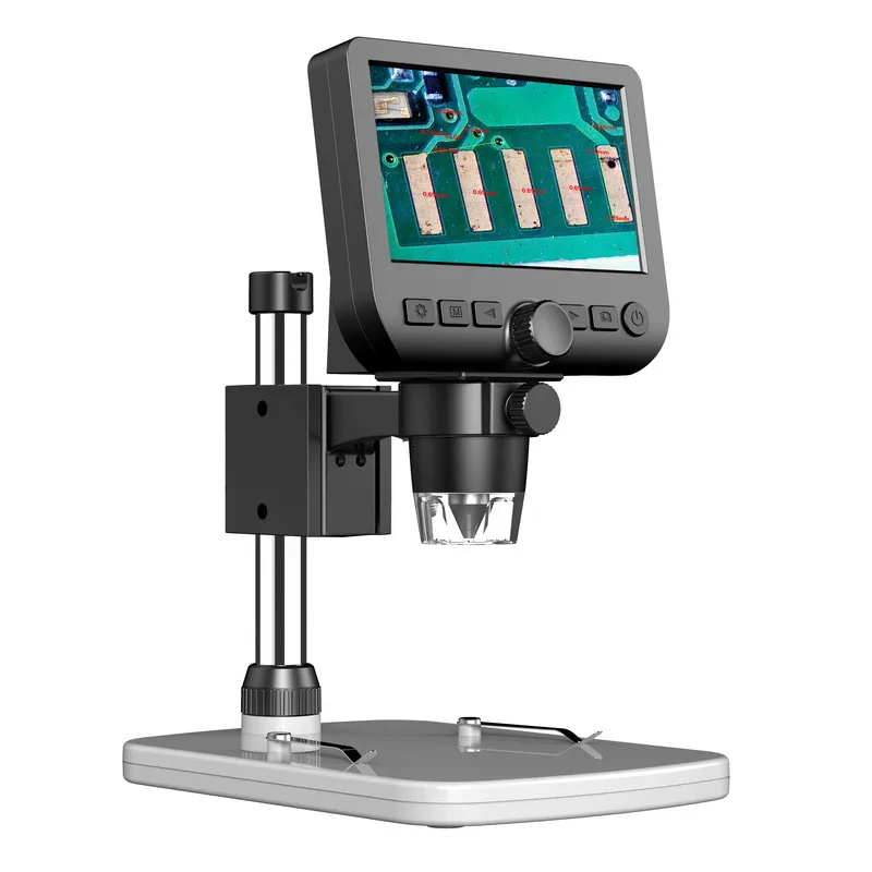 4.3 Inch LCD Inspection Microscope 600X Digital Microscope Integrating LCD/USB/TV/Android