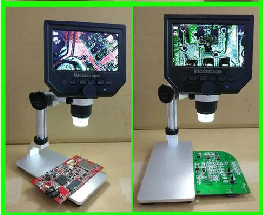 4.3 Inches 1-600X USB Digital Microscope for Industry