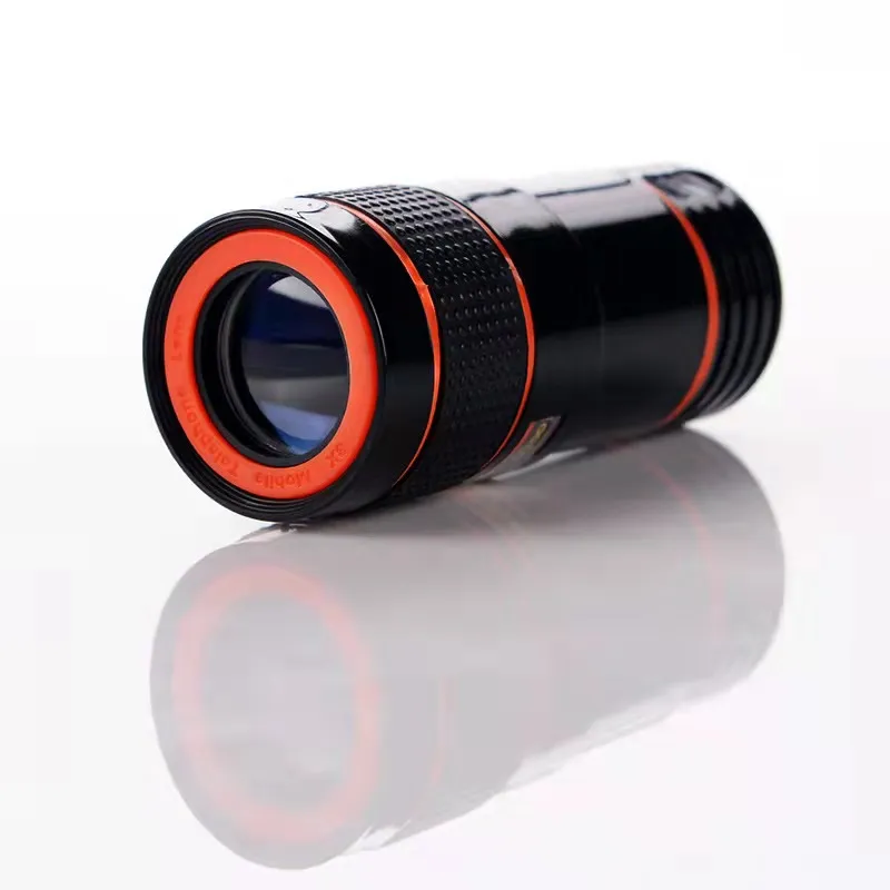 8X, 12xmobile Phone Telescope Outdoor Single Tube High Magnification High-Definition Zoom Camera Phone Lens Telescope