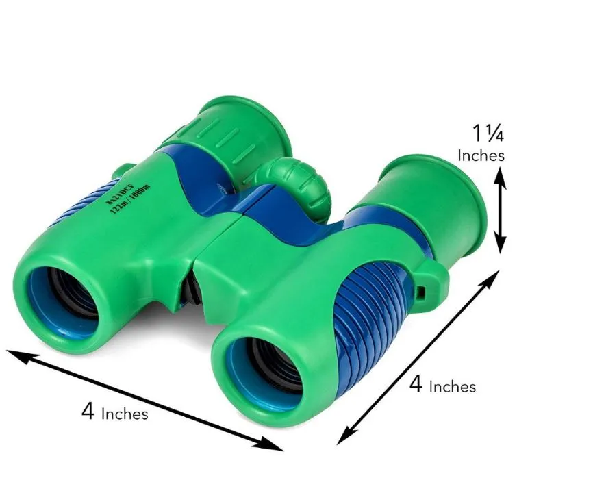 8X Telescope & Binoculars Waterproof Outdoor Kids Binoculars