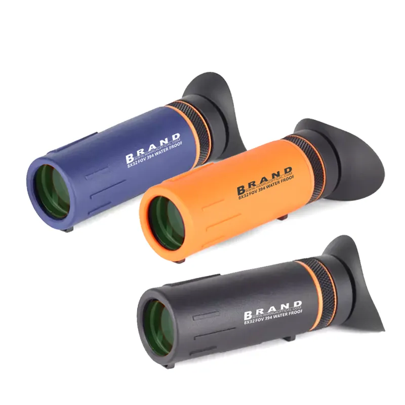 8X32 Compact Mini Pocket Telescope Monocular Spotting Scope for Kids and Adults with Tripod Waterproof Portable Model: Mf1-0832-Blue