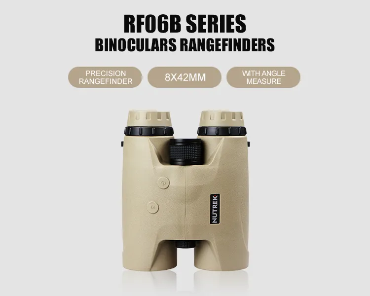 8X42 Angle Horizontal 1500m Distance Pdlc Binoculars Laser Rangefinder