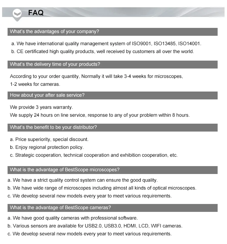 Bestscope BS-3060A Zoom Stereo Microscope with Infinite Optional System