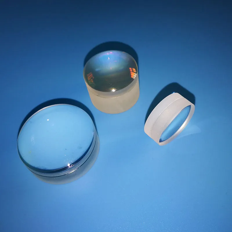 Customized Achromatic Doublet Lens Near UV or Near IR Optical Glass Silica Fused Quartz Bk7 2 Kind of Glasses Material Achromatic Lenses with Ar Bbar Coating