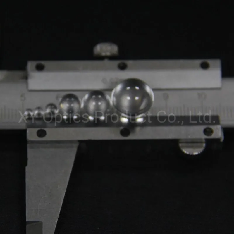 Customized Fused Silica, Optical Glass, Crystal Ball Lens for Fiber and and LED Packaged