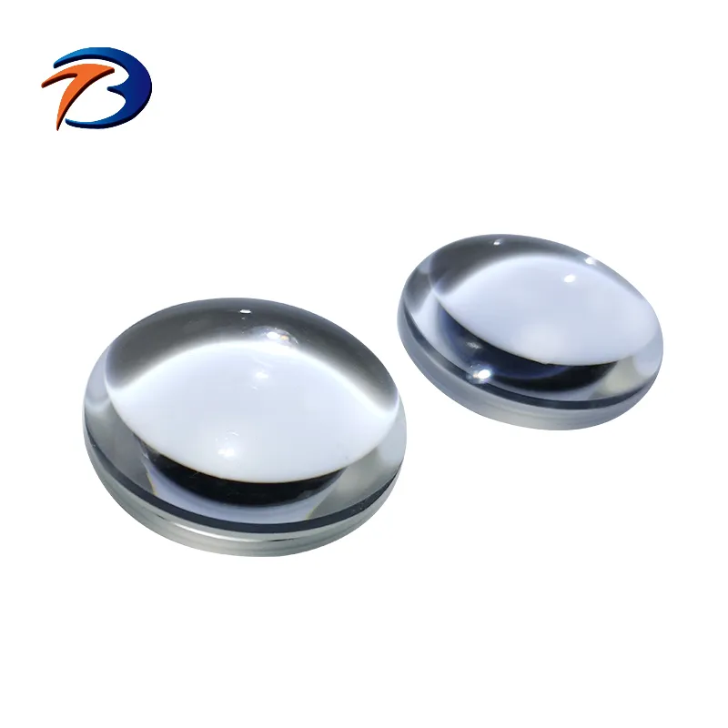 D=2.00mm F=2.00mm Ravg<0.5% Ar @650~1050nm K9 Biconvex Lens Magnifying Lens