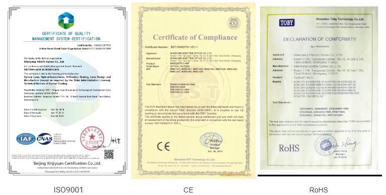 Diameter 35mm T4mm Fused Silica Quartz Glass for Laser Windows