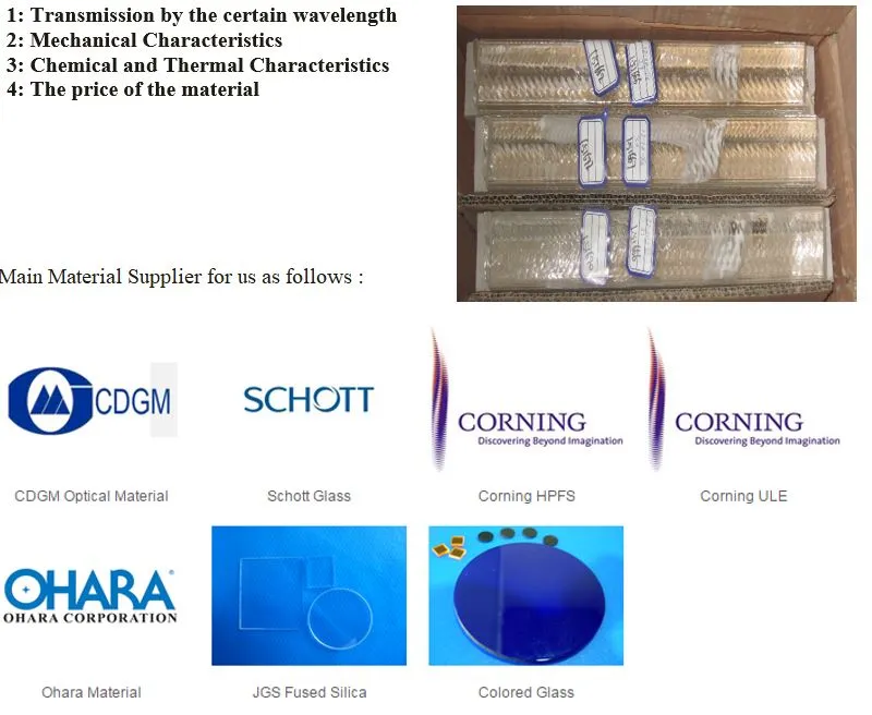 Fused Silica Optical Planoconvex Lens with Ar Coating Both Sides