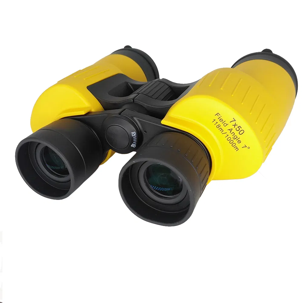 High Quality Telescope Manufacturers Porro Prism Bak4 Prism 7X50 Floating Navigation Binoculars Free Focus by Optical Lensessupplier