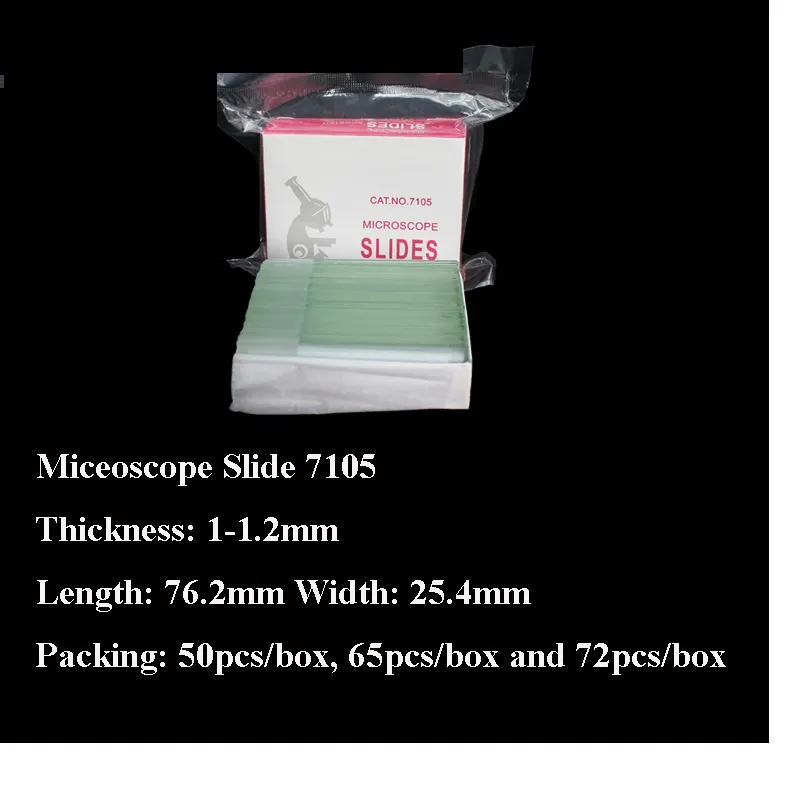 Lab Medical 7105 Sail Brand Polished Edges Microscope Glass Slides