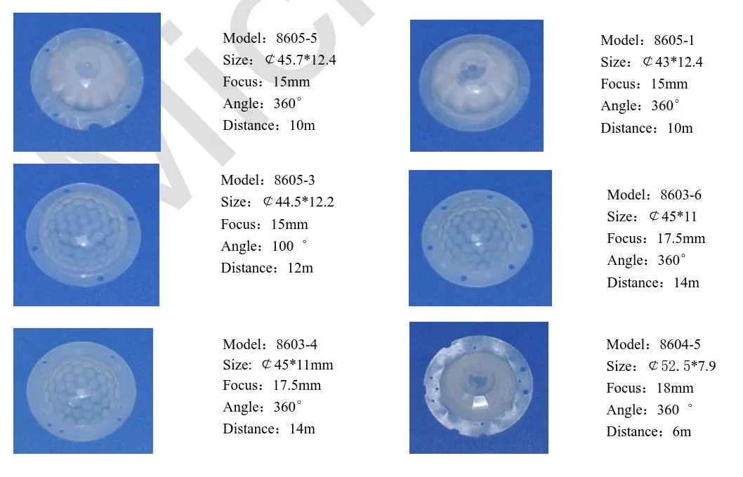 Micromu 7709-1 PIR Fresnel Lens for Infrared Switch
