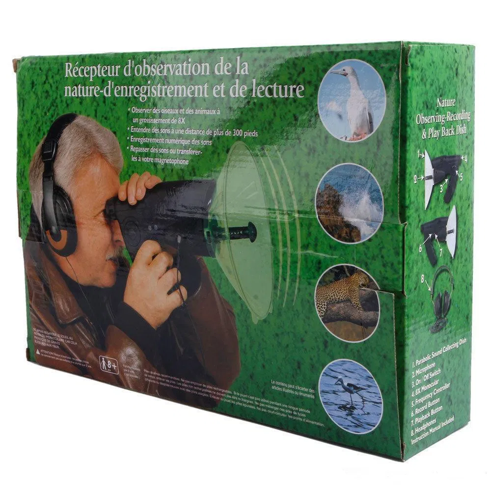 Monocular Telescope for Outdoor Wildlife Bird Watching Listening Device