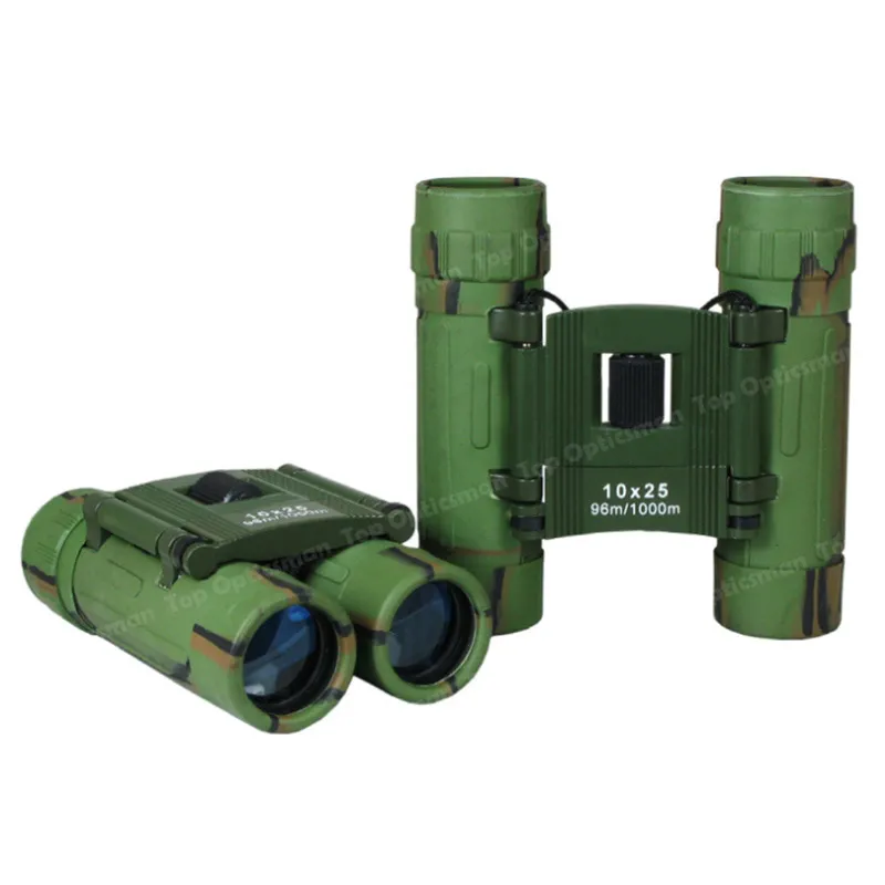 OEM Camouflage Color 8X21 10X25 Handheld Binoculars Telescope for Kids as Gift in Hiking