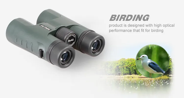 Safarage 8X32 10X42 Binocular Waterproof Sport Optics for Observing Birding Telescope