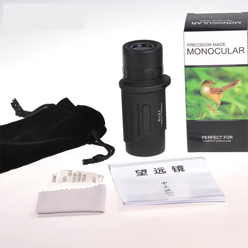 Super Wide Field of View 6X21 Metal Body Waterproof Portable Monocular Telescope