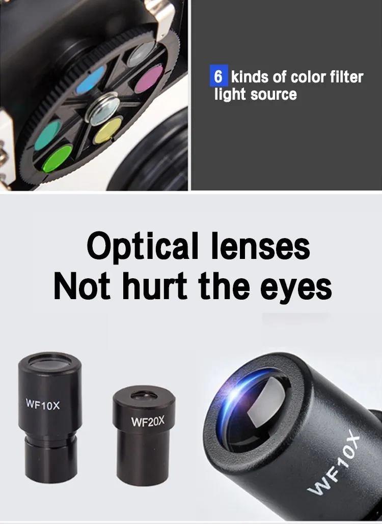 Tcsp-3ca Monocular Zoom Microscope 10X Best Binocular Zoom Microscope