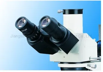 Upright Trinocular Metallography Microscope with Bright Field Objective Lens Intj-L11