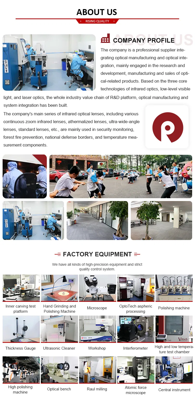 Widely Used Optical Lens Aspheric CaF2 Lens